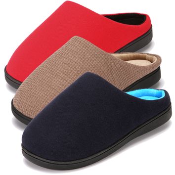 Stock Unisex Slippers Anti-Slip Slippers Soft Warm Cotton House Indoor Slipper Men Cotton Home Shoes