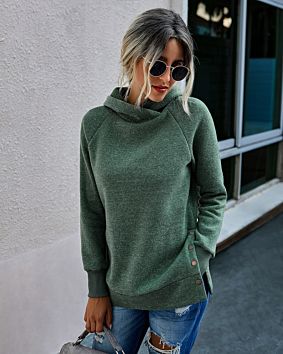 Streetwear Ladies Casual Basic Long Sleeve Plain Super Comfortable Pullover Sweatshirts Women's Hoodies