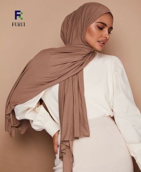 Stretchy Cotton Jersey Scarf Stretchy Plain Wrap Hijab