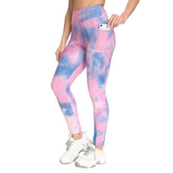 Tie Dye Print Sport Yoga Pants for Women