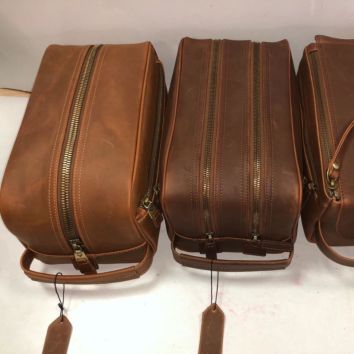 Toiletry Bag Leather