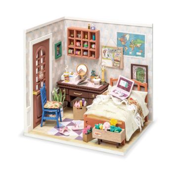 Toys Children Diy Wooden Doll House , Miniatura Dollhouse Wooden Toys and Diy Houses Toys