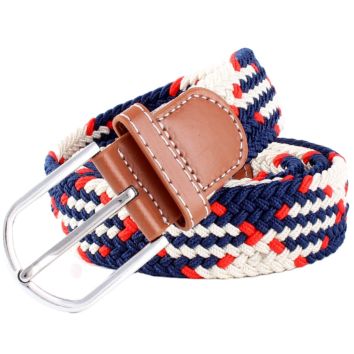 Unisex Multiple Option Stretch Belt Braided Elastic Stretch Fabric Belt Casual Weave Canvas Woven Belt