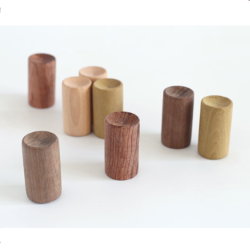 Walnut Wood Pillar Shape Aroma Wood Diffuser for Essential Oil
