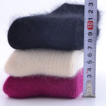 Warm Tube Ultra Thick Ladies Sock, Cashmere Wool Socks Women