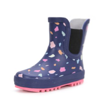 Waterproof Outdoor Garden Plain Girls Gumboot Rubber Toddler Kids Rain Boots Children