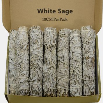 White Sage Smudge Bundle Stick Used for Purifying, Meditating & Incense