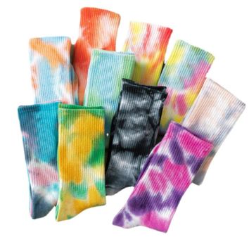 Women Tie-Dye Slouch Socks