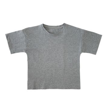 X1368/Eco-Friendly Kids Clothing Organic Cotton Fiber Boys T Shirt Breathable Soft Toddler Children T-Shirt Short Sleeve
