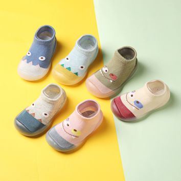 Baby Socks Rubber Soles Autumn Pure Cotton Baby Socks Shoes Baby Toddler Socks Shoes Indoor Kids anti Slip