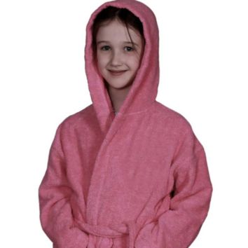 Birthday Girl Kids Robes Spa Boy Girls Bath Dry Robe Kids Unicorn Children Dressing Gown 100% Cotton Plush Robe for Kids