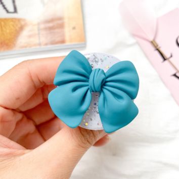 Candy Color Bowknot Design Bracket for Mobile Phone Folded Holder Smart Phone Accessories