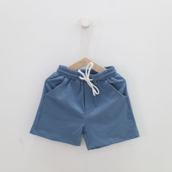 Casual Kids Shorts Children Boutique Polyester Cotton Fabric Beach Shorts for Boy Clothes