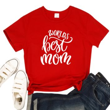Casual Style Letters Short Sleeve round Neck Tops Women's Blouses & Shirts