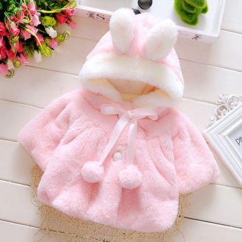 Children Autumn and Clothes Baby Clothes Cotton-Padded Jacket Girls Cute Jacket