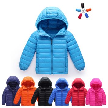 Children Bomber Jacket Popular Design Multi Color Children Boy Hooded Unisex Clothes Puffer Padded Jackets for Kids