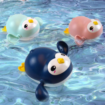Children Happy Shower Time Cute Animal Classic Baby Bath Wind up Swimming Toys Penguin Bathtub Toy Swim Chain Clockwork Toy