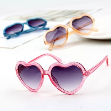 Children Heart Sunglasses Cute Sunglasses Uv400 Sport Sun Glasses for Baby Girls Boys Glasses