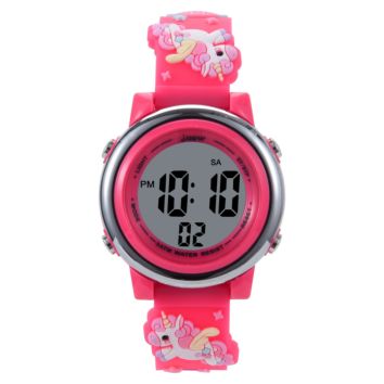 Children's Cartoon Unicorn Digital Led Watch for Kids