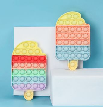 Dihao Stress Relief Push Pop Bubble Fidget Toy Sensory Boba Popit Cute Shape Poppet Fidget Toys