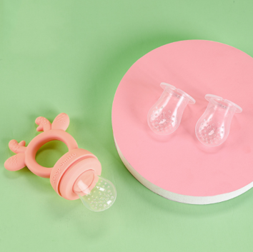 Food Grade Silicone Baby Pacifier Baby Squeeze Food Soft Feeder Fruit Feeder