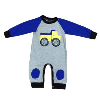Girlymax Cotton Soft Truck Baby Boy Toddlers Clothing Jumpsuit
