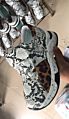 Mens Running Shoes Casual Flat Sneakers Flame Printed Trainers Hollow Sole Increased Outdoor Sport Shoes