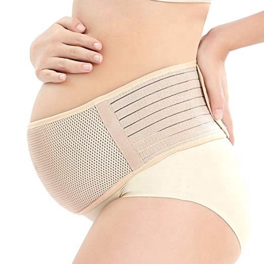 Breathable and Adjustable Maternity Belt Belly Support Band for Pregnancy and Pelvic Pain