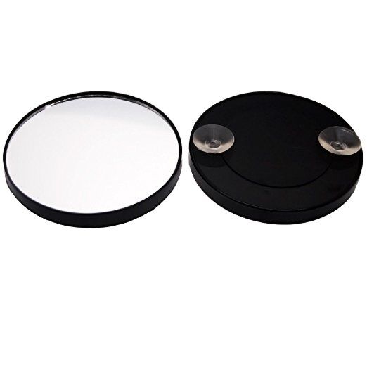 Decorative Magnifying Mirror with 2Pcs Suction Cups 10X 15X 20X