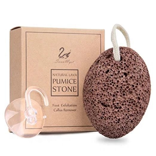 Natural Volcanic Pumice Stone with Box Natural Earth Lava Pumice Stone Natural Pumice Lava Rock Stone