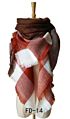 Women's Fall Scarf Classic Tassel Plaid Scarf Warm Soft Chunky Large Blanket Wrap Shawl Scarves