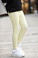Solid Color Slim All-Match Cropped Pants Candy-Colored Girls' Leggings Children Kids Leggings Tights Young Girls