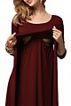 Maternity Nursing Moms Pregnancy Clothes Maternity Tops Women's Pregnancy Long Sleeve Dress Maternity Solid Color Shir