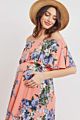 Spring Cinderella Baby Shower Daisy Floral Maxi Dress Dresses for Pregnant Women