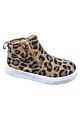 Kid Shoes Footwear High Top Polka Dot Cheetah Toddler Girls Sneakers