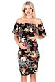 Maternity Dresses off Shoulder Pregnancy Dresses Ruffle Shoulderless Women Bodycon Dress Pregnant