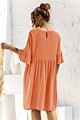 Spring and Short Casual Dresses Gor Women Short Sleeve Loose Sweatshirt Pocket Dress
