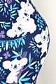 Polyester Spandex Buttery Super Soft Fitness Stretch Pants Mom Daughter Cute Koala Bears Leggings