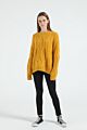 The Design Solid Heavy Gauge Ladies plus Size Sweater Fancy Cable Drop Shoulder Knitwear Women Plain Sweaters