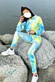 Tracksuits for Women Logos Street Wear Women Joggers Hoodies with Jogers Set Tie-Dye Leggings Hoodie Sets for Women