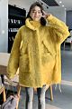 Direct Supply Fur Coat Women Mid-Length Woolen Coat Windbreaker Jacket Shearing Coat