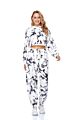 Women's 2 Piece Tie Dye Sweatsuit Outfits Lounge Pajamas Set Long Sleeve Jogger Loungewear Set