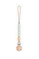 Beech Beads Mixed Silica Abacus Beads Baby Pacifier Clip Holder Pacifier Clips