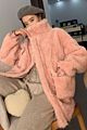 Direct Supply Fur Coat Women Mid-Length Woolen Coat Windbreaker Jacket Shearing Coat