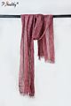 Ph Most Popular Latest Style Plain Crinkle Viscose Small Tassel Shawl Scarf