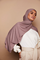 Stretchy Cotton Jersey Scarf Stretchy Plain Wrap Hijab