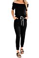 Low Prices Short Sleeve Stylish off Shoulder Women Jumpsuits Joggers