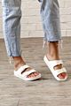 Open Toe Women's Sandals Footwear Casual Shoes Slides Flat Slides Beach Sandals Shoes for Women and Ladies