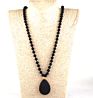 Bohemian Jewelry Natural Stone Knotted Stone Matching Drop Pendant Necklaces Women Beaded Necklace