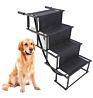 Foldable Metal Frame Pet Ramp Foldable Pet Stairs Dog Steps Small Large Dogs Fits Most Trucks Suv Cars